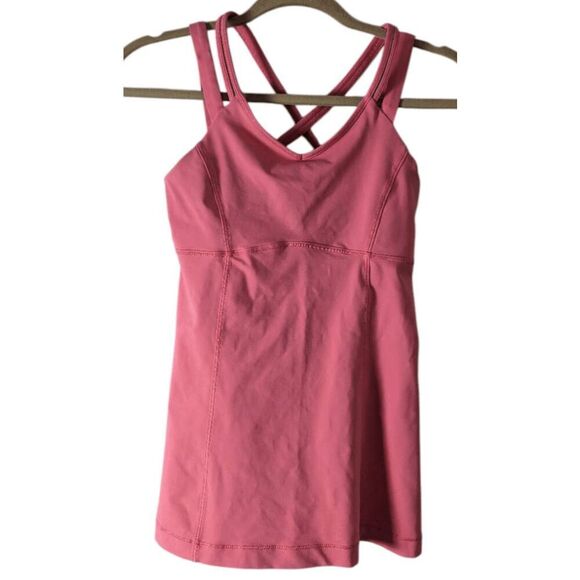 LULULEMON ATHLETICA Happy Strappy Tank 'Pink Lemonade' Size 6 - Picture 5 of 8